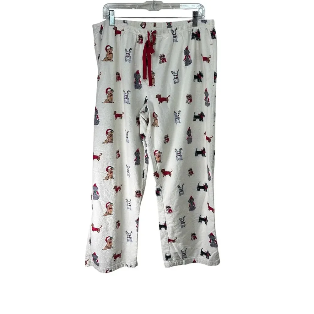 Pajamagram Christmas Dog Pajama Set 1X Cotton Golden Lab pug schnauzer Dachshund - Picture 4 of 10